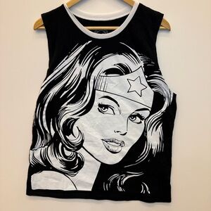 Wonder Woman Dc Comics Shirt XL Black White